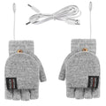 USB rechargeable warm wave heated gloves