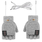 USB rechargeable warm wave heated gloves
