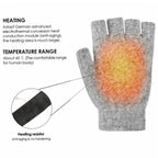 USB rechargeable warm wave heated gloves