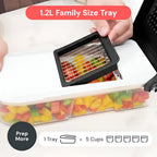 Vegetable Chopper Manual Food Prep Cutter Set
