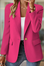 Women's single-breasted blazer in a relaxed fit